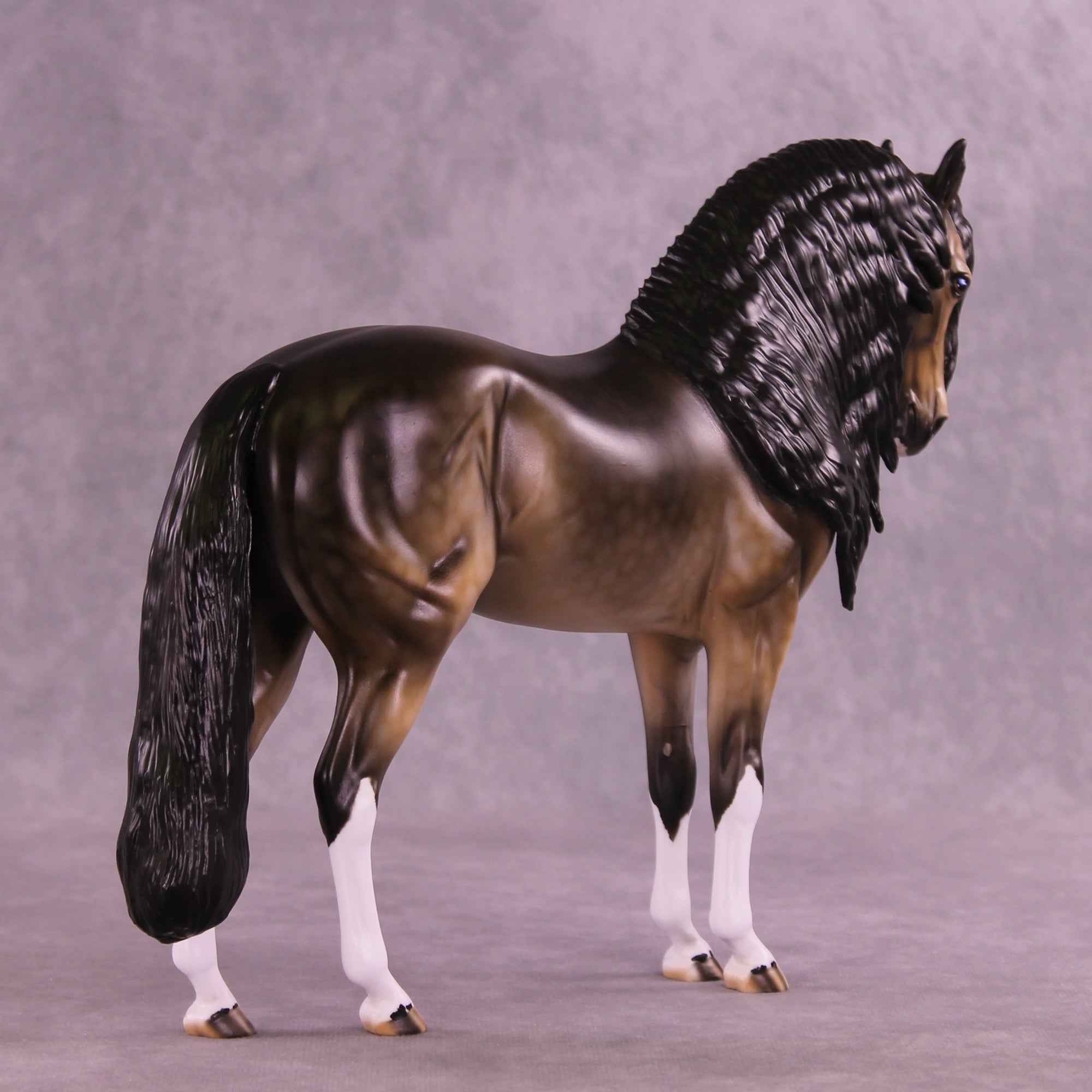 Bruno OOAK Andalusian by Dawn Quick DDOOAKs26