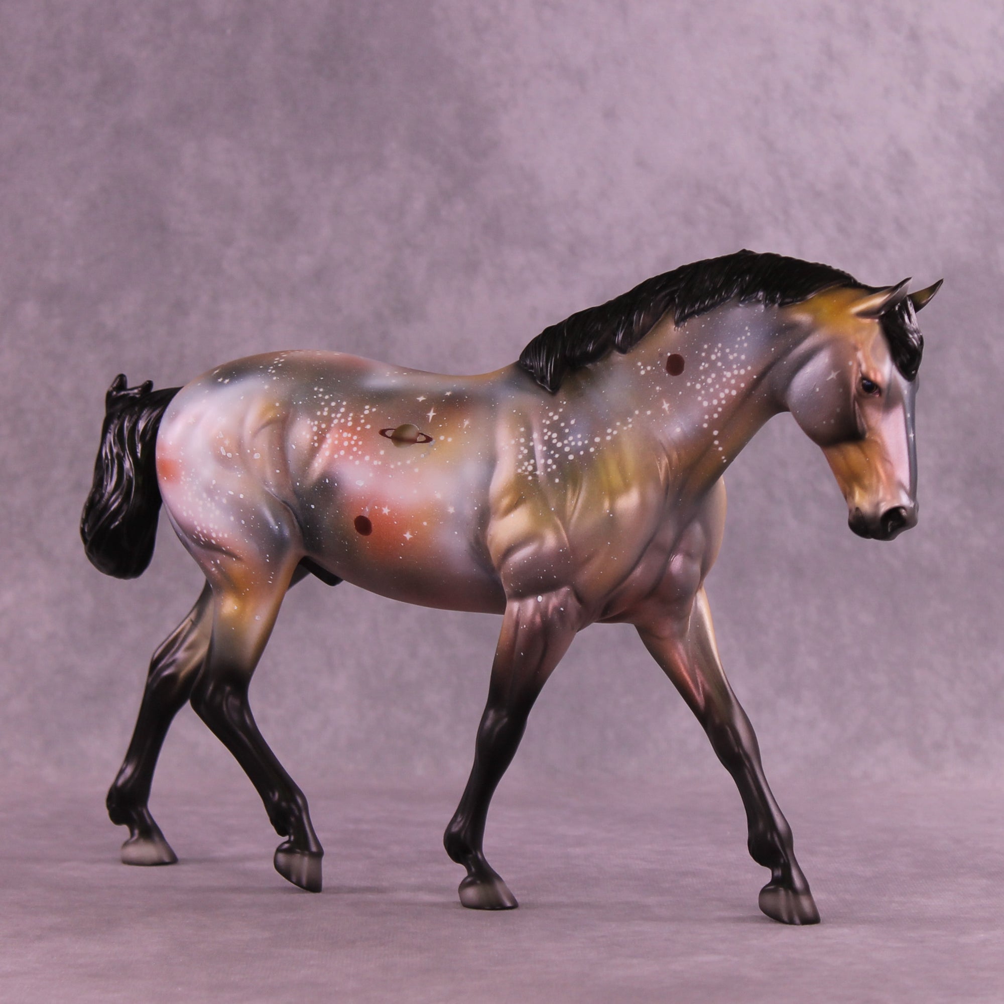 Hubble OOAK FCM Irish Draught by Dawn Quick DDOOAKs26