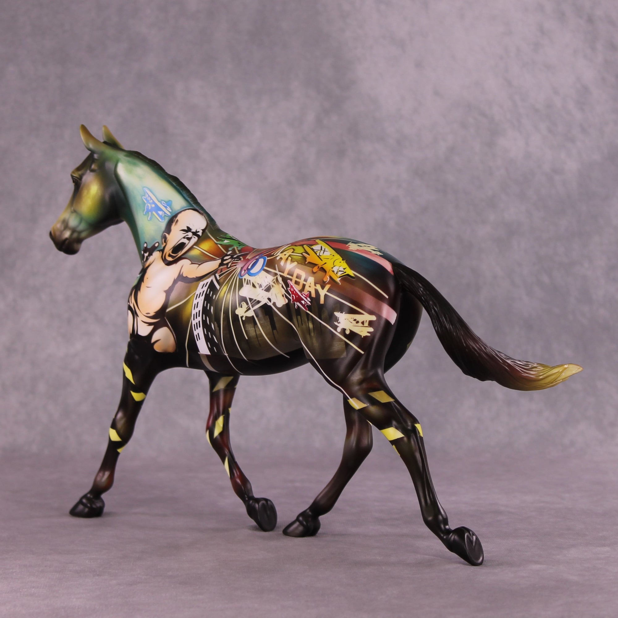 "Tantrum" OOAK Pony by Kike Duarte  SHCF25OS