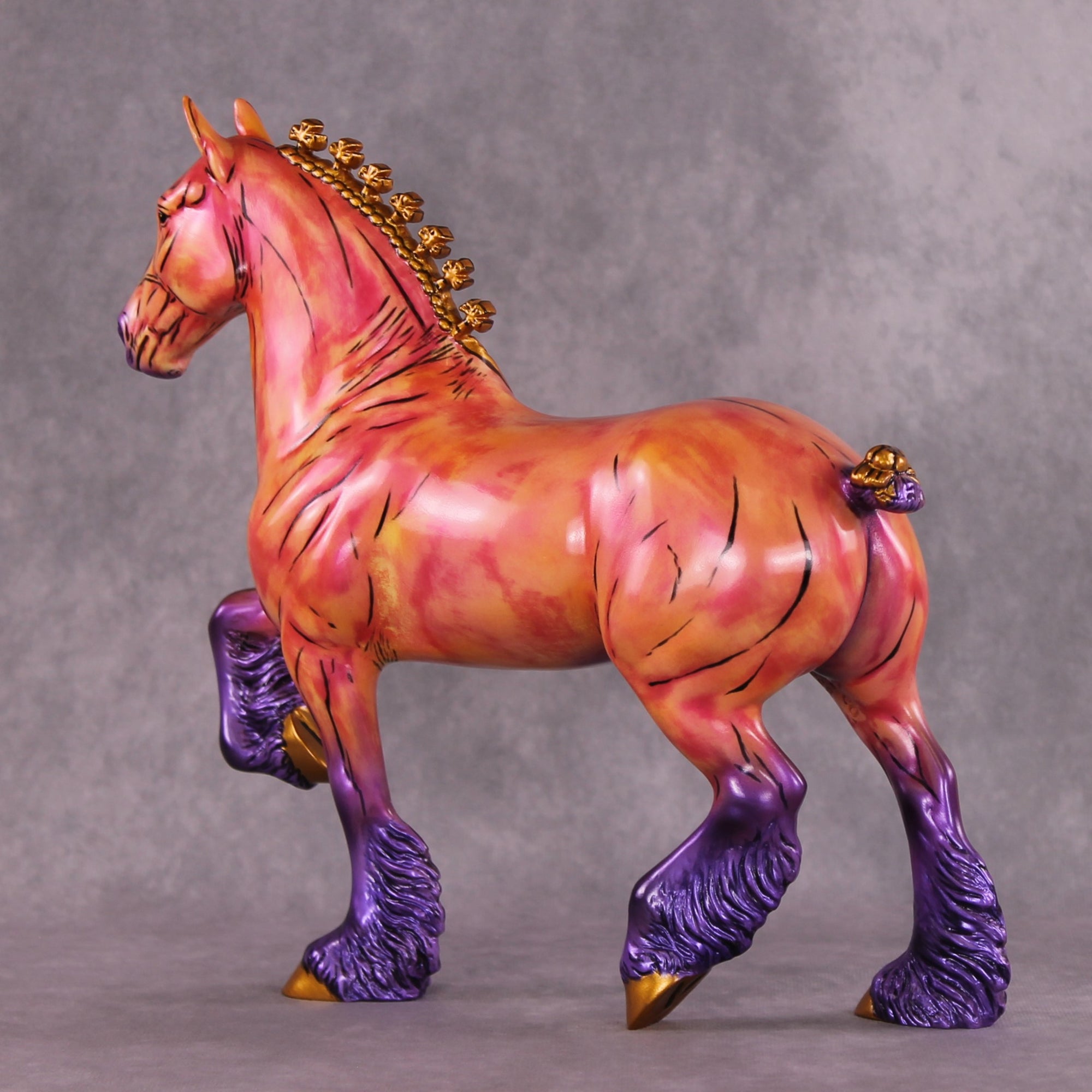 "Tahiti Marvel" OOAK Trotting Drafter By Mel Miller SHCF25 Best Offer 5/27/25