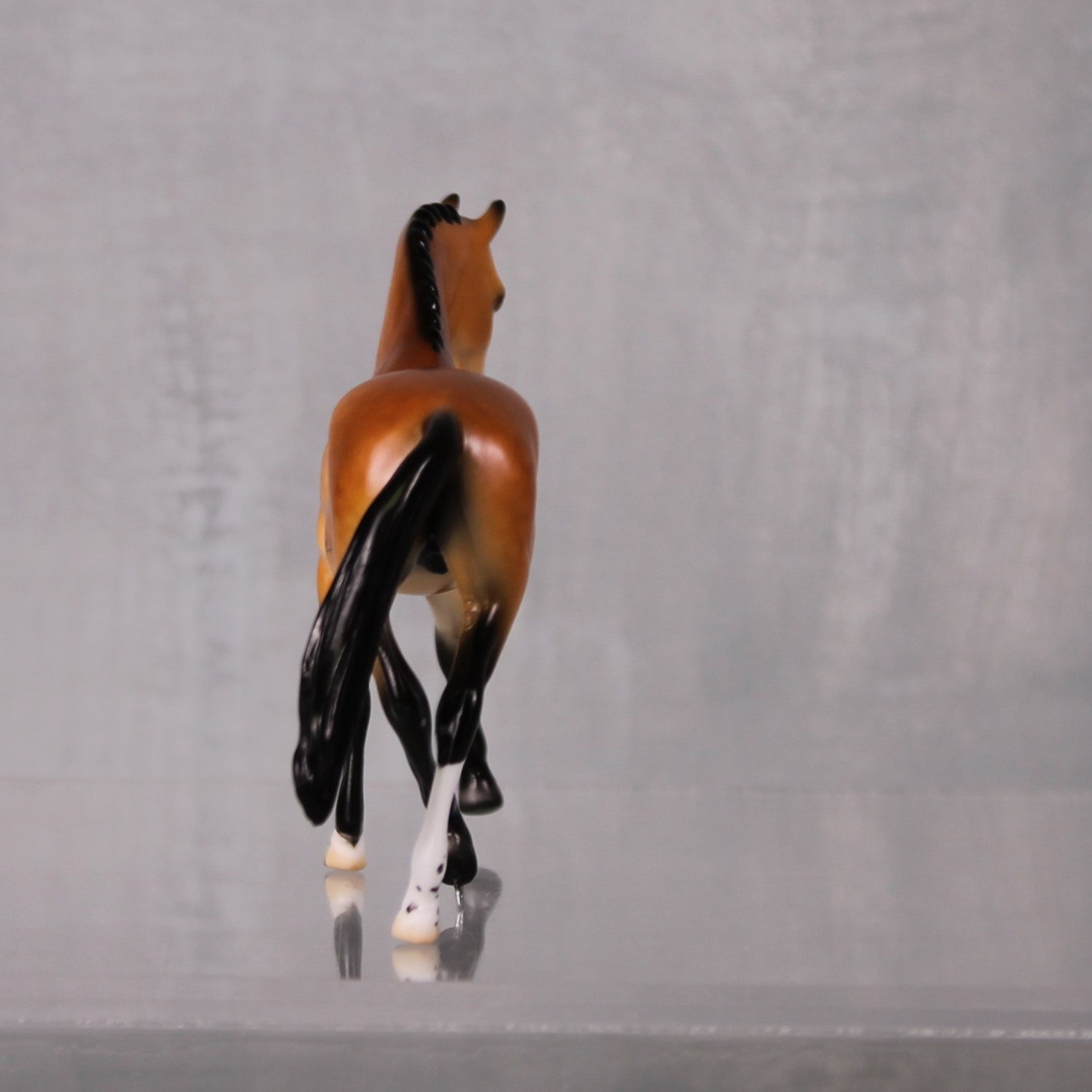 SAMPLE Toffee Apple Two Step - LE-5 Event Run Bay with Chrome Custom Warmblood Chip By Ellen Robbins LHS24 Run