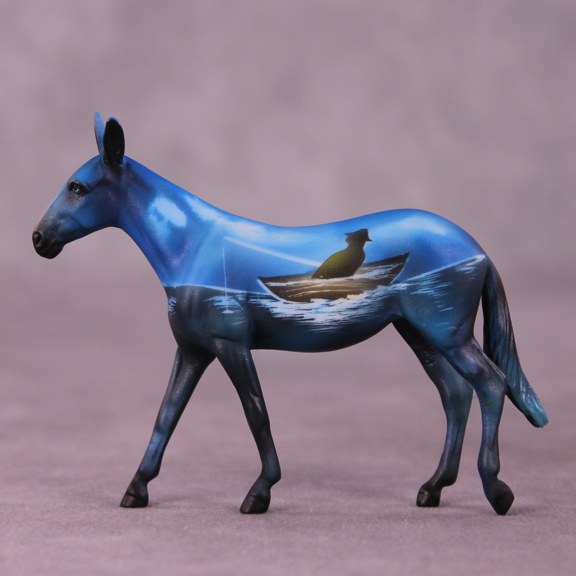 Fishing For Trouble OOAK Mule Chip by Kike Duarte SCD25