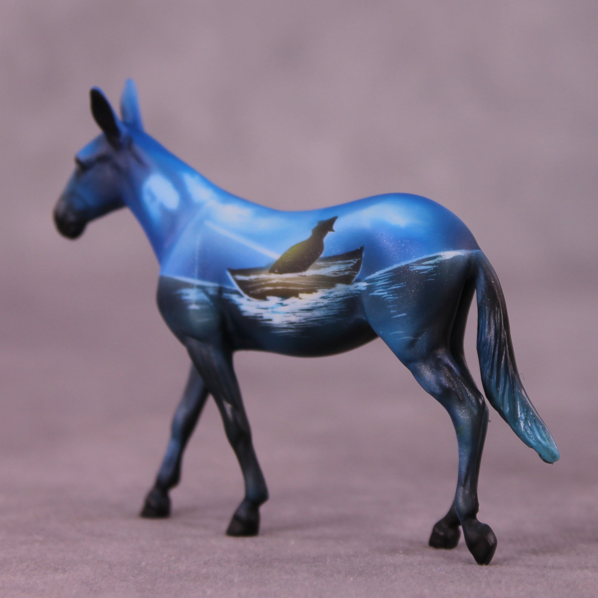 Fishing For Trouble OOAK Mule Chip by Kike Duarte SCD25