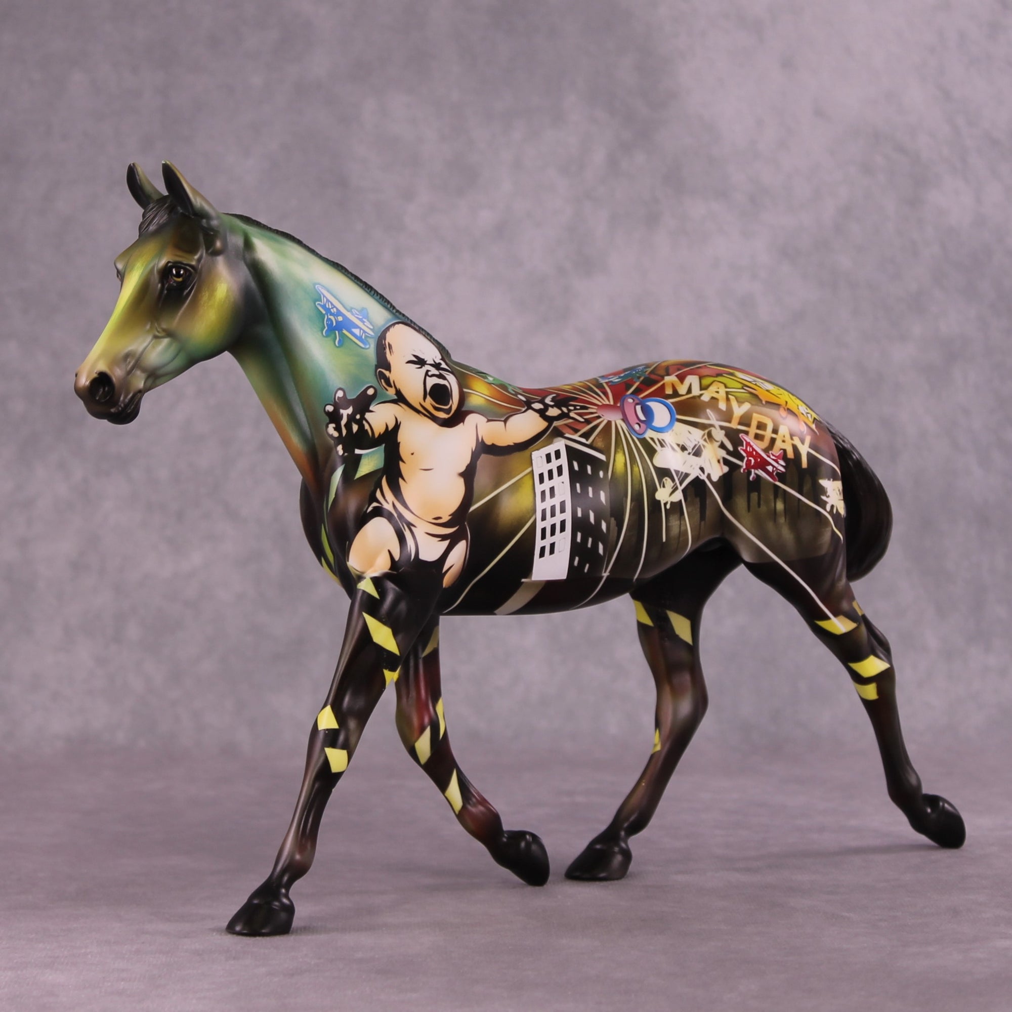 "Tantrum" OOAK Pony by Kike Duarte  SHCF25OS