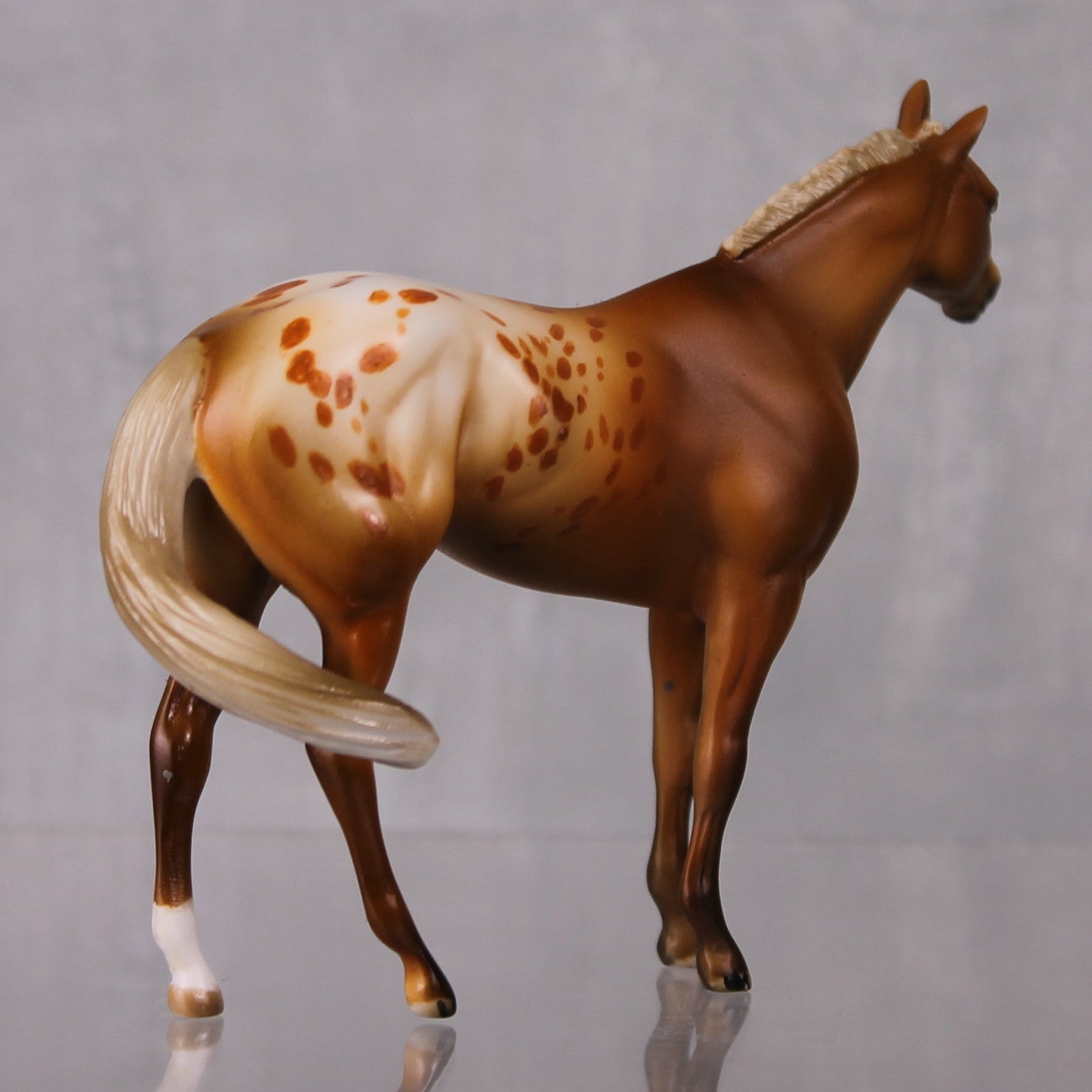 SAMPLE SET Pumpkin Spice and Cinnamon LE-10 Event Run Custom Chestnut Appaloosa Stock Chip and Custom Chip Foal Set By Julie Keim LHS24