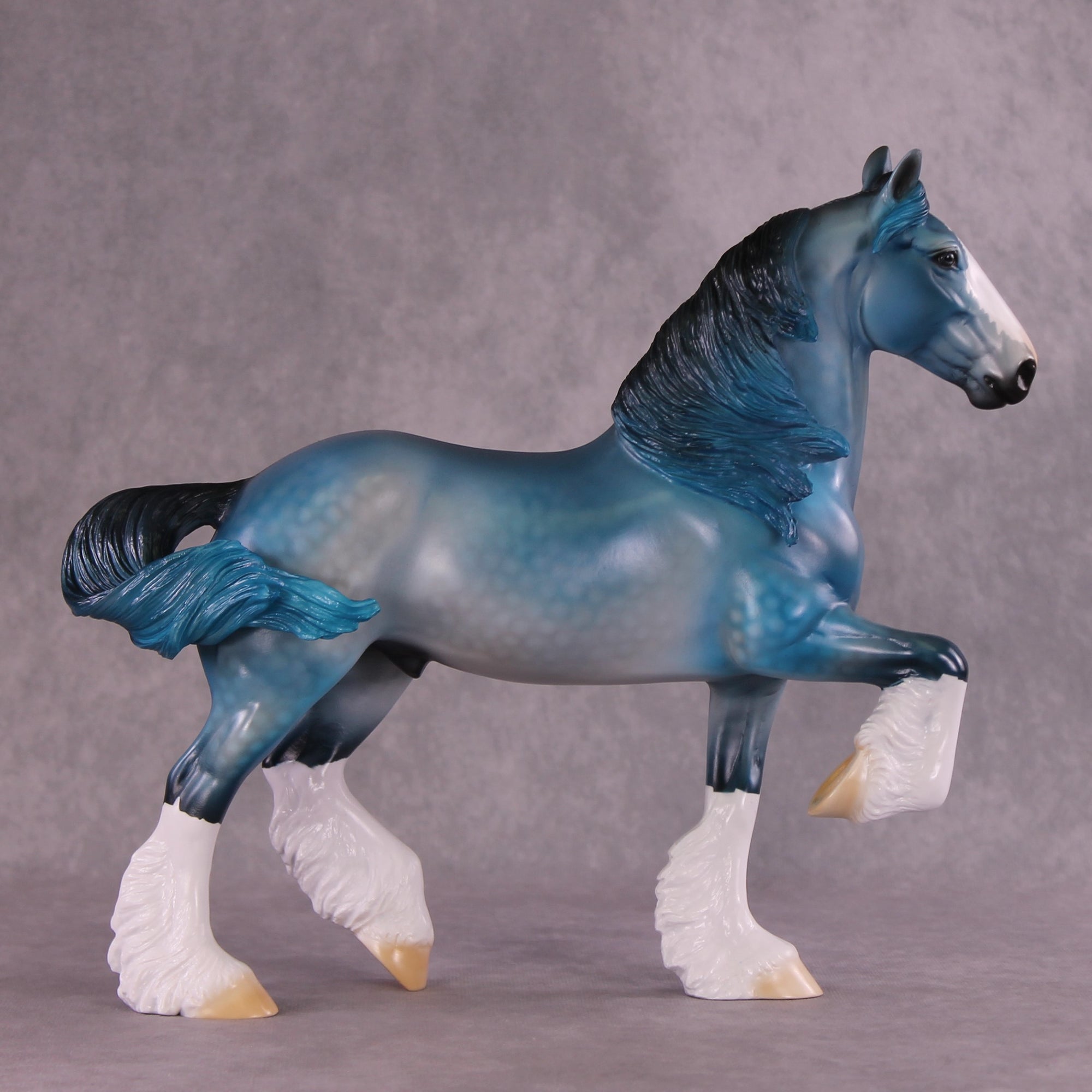 "Fjellstrom" OOAK FCM Trotting Drafter by Dawn Quick SHCF25