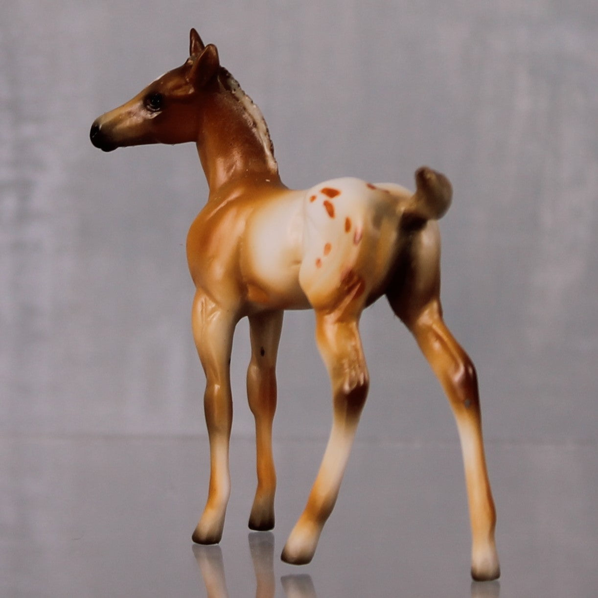 SAMPLE SET Pumpkin Spice and Cinnamon LE-10 Event Run Custom Chestnut Appaloosa Stock Chip and Custom Chip Foal Set By Julie Keim LHS24