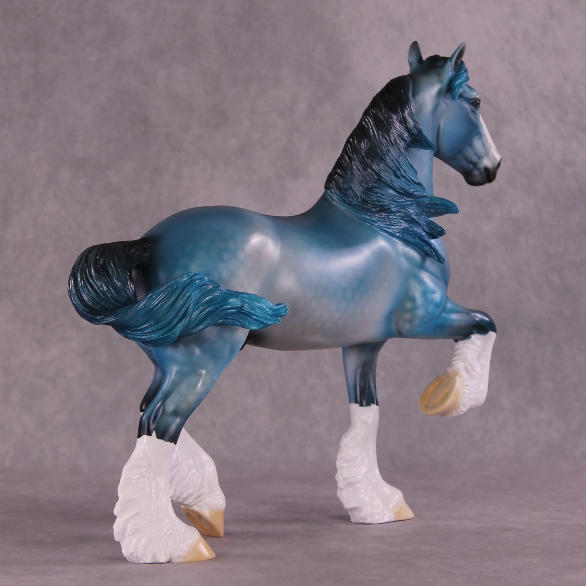"Fjellstrom" OOAK FCM Trotting Drafter by Dawn Quick SHCF25