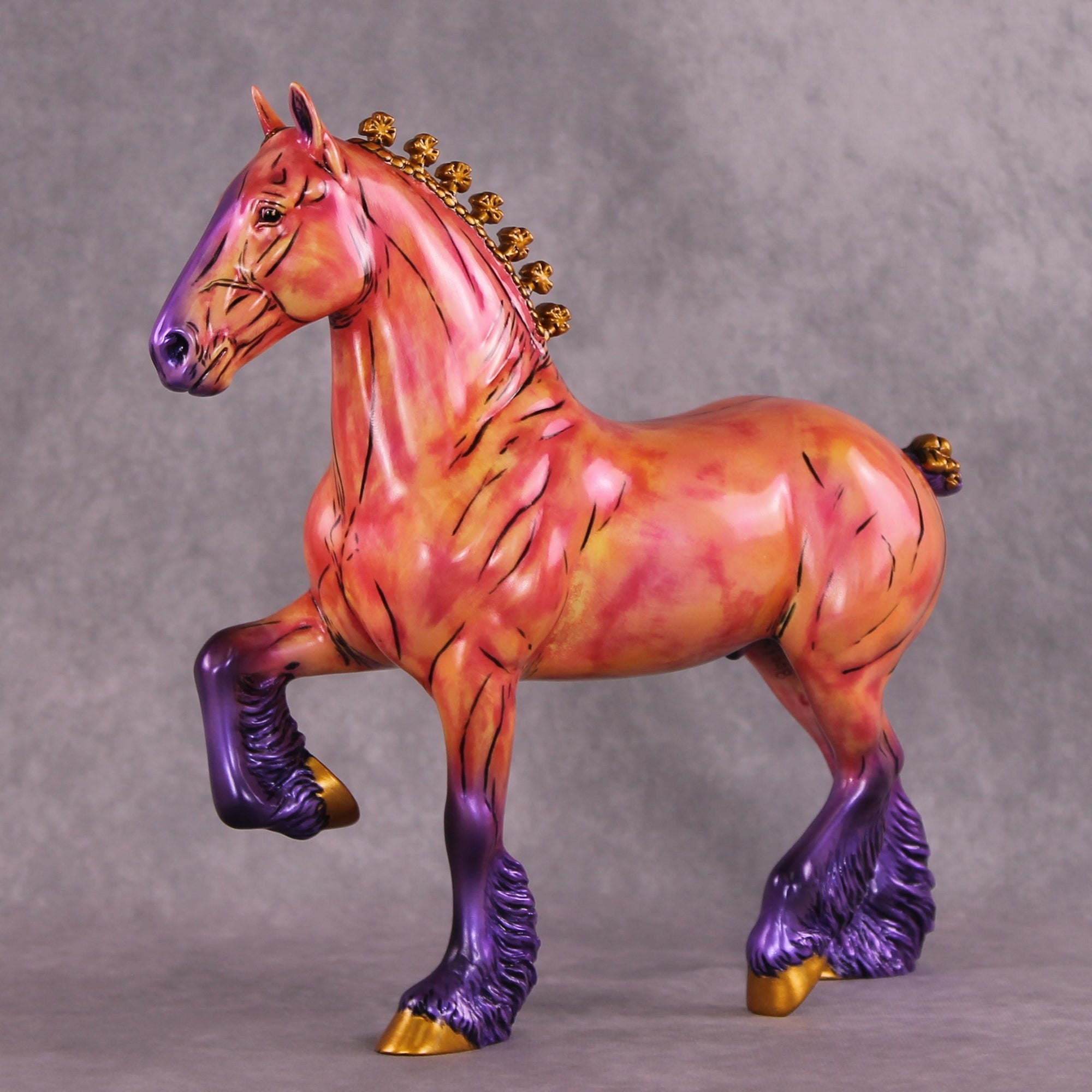 "Tahiti Marvel" OOAK Trotting Drafter By Mel Miller SHCF25 Best Offer 5/27/25