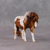 Pop Tart OOAK Custom Chestnut Pinto Pony Chip By Kristin Cermele - Gemstone Series