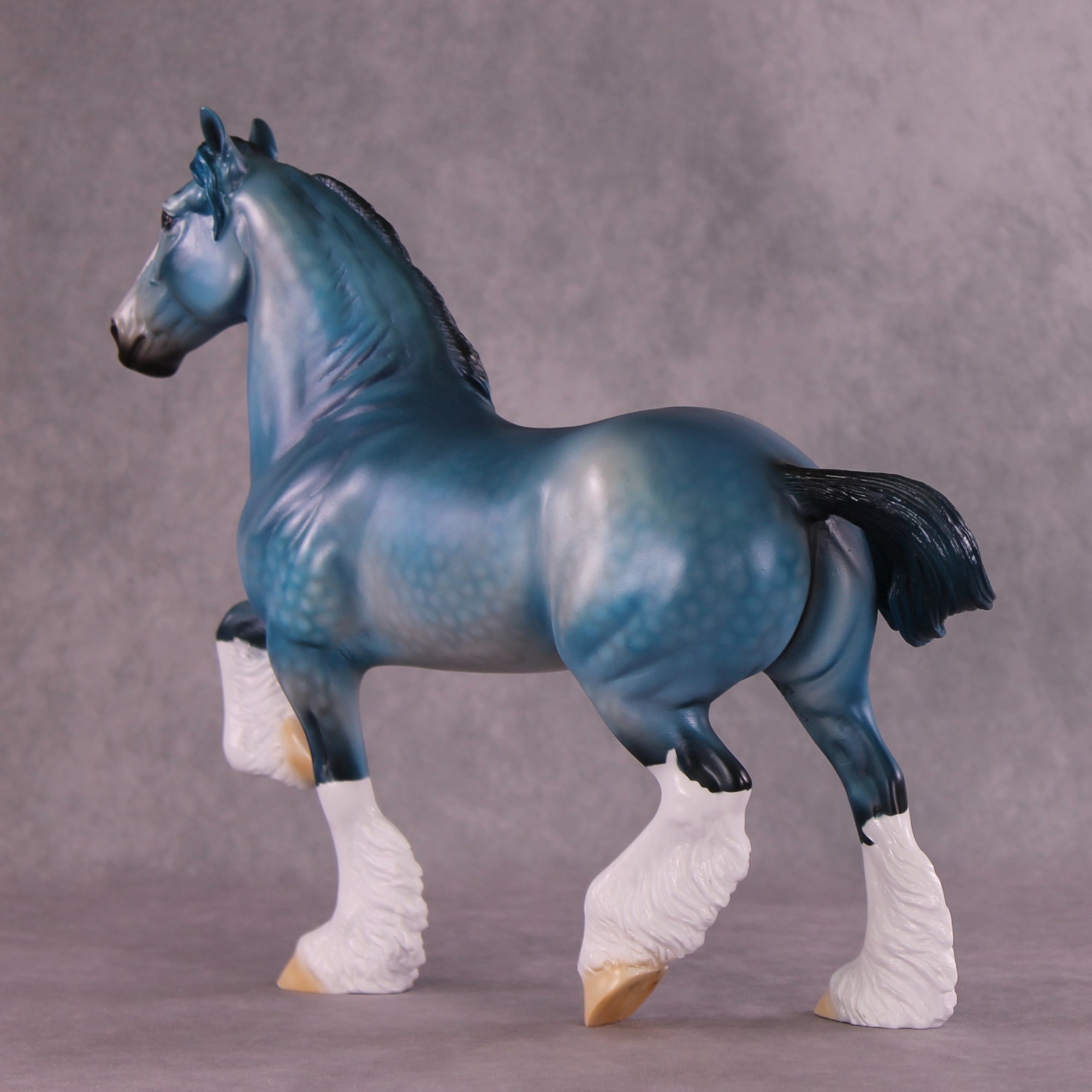 "Fjellstrom" OOAK FCM Trotting Drafter by Dawn Quick SHCF25