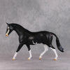 Badger Badger OOAK Softly Dappled Black Pony Stone By Kristin Cermele -Gemstone Series