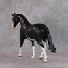 Badger Badger OOAK Softly Dappled Black Pony Stone By Kristin Cermele -Gemstone Series