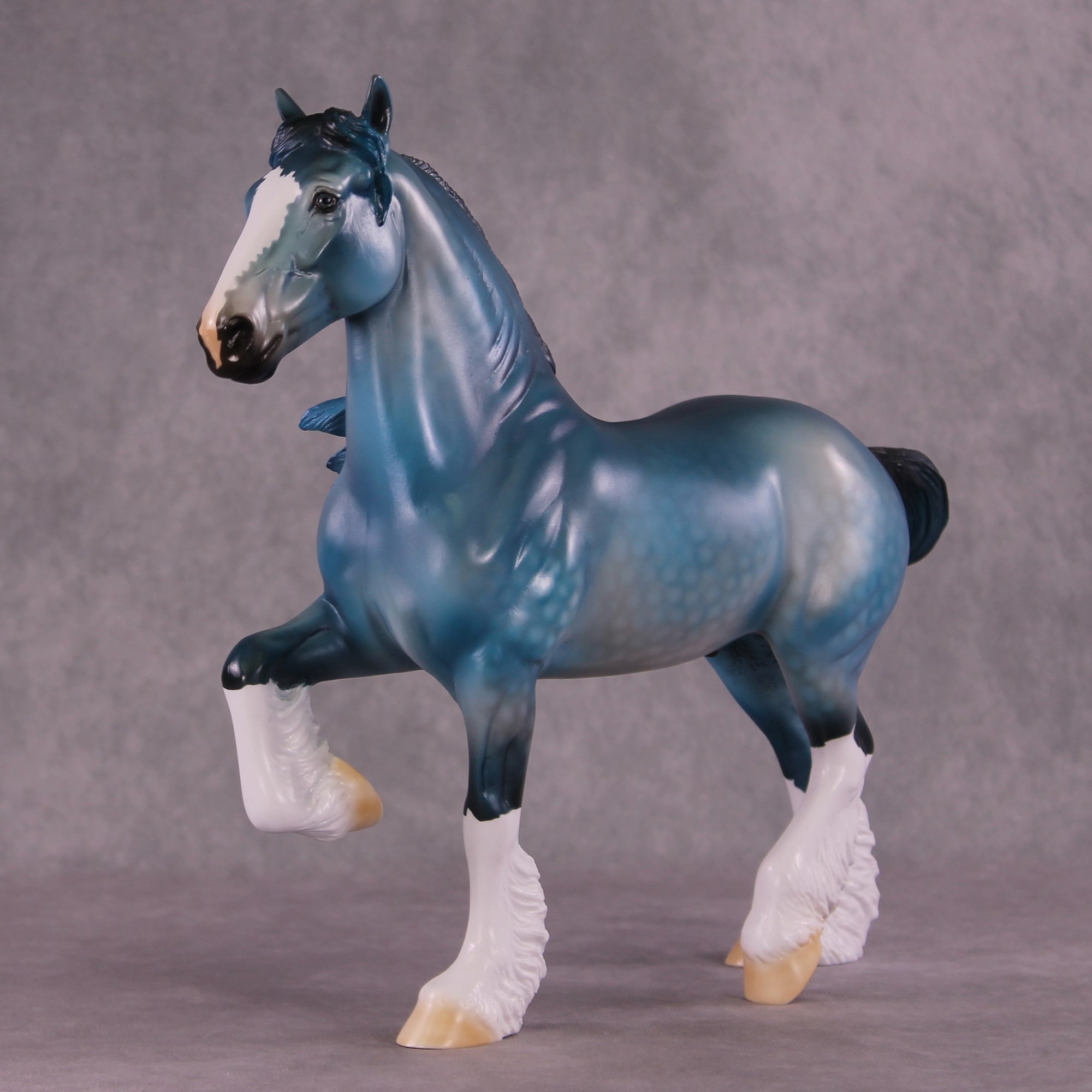 "Fjellstrom" OOAK FCM Trotting Drafter by Dawn Quick SHCF25