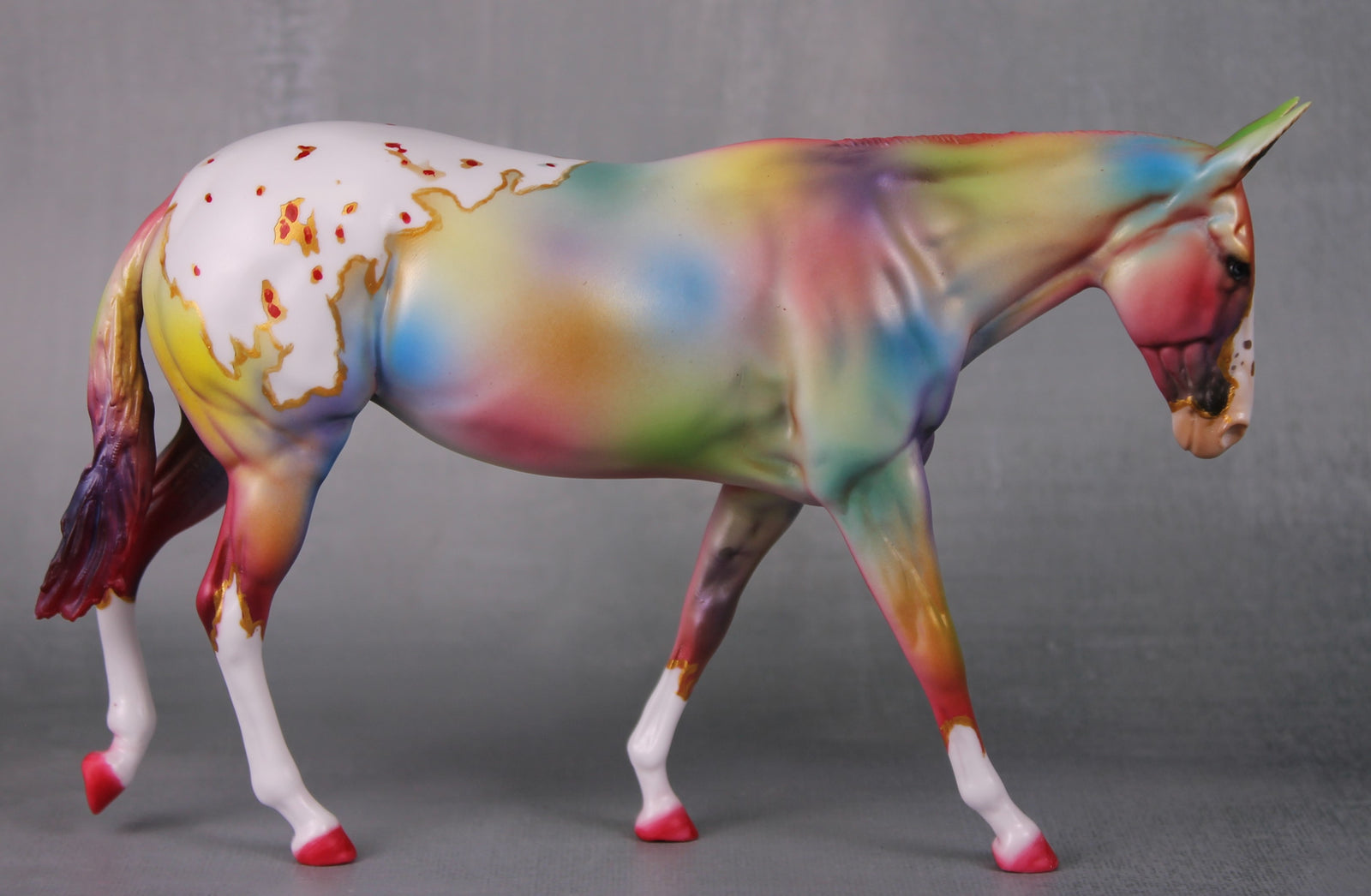 SAMPLE Your Favorite Mule's Favorite Mule LE-10 Event Run Decorator Appaloosa Pebble Mule By Dawn Quick LHS24 Run