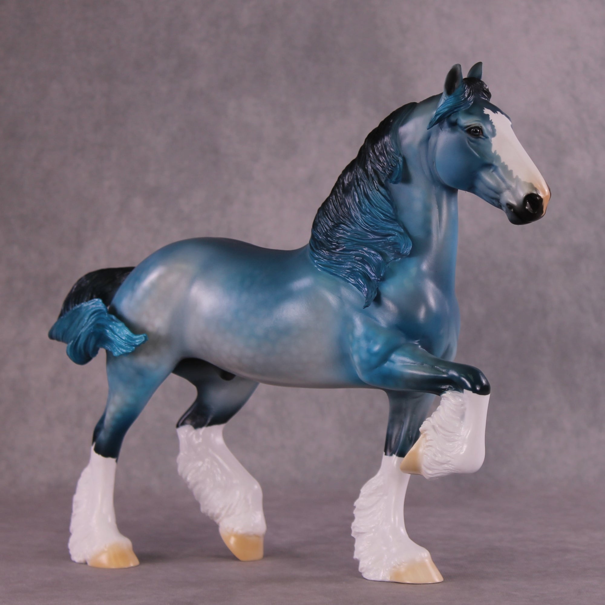 "Fjellstrom" OOAK FCM Trotting Drafter by Dawn Quick SHCF25