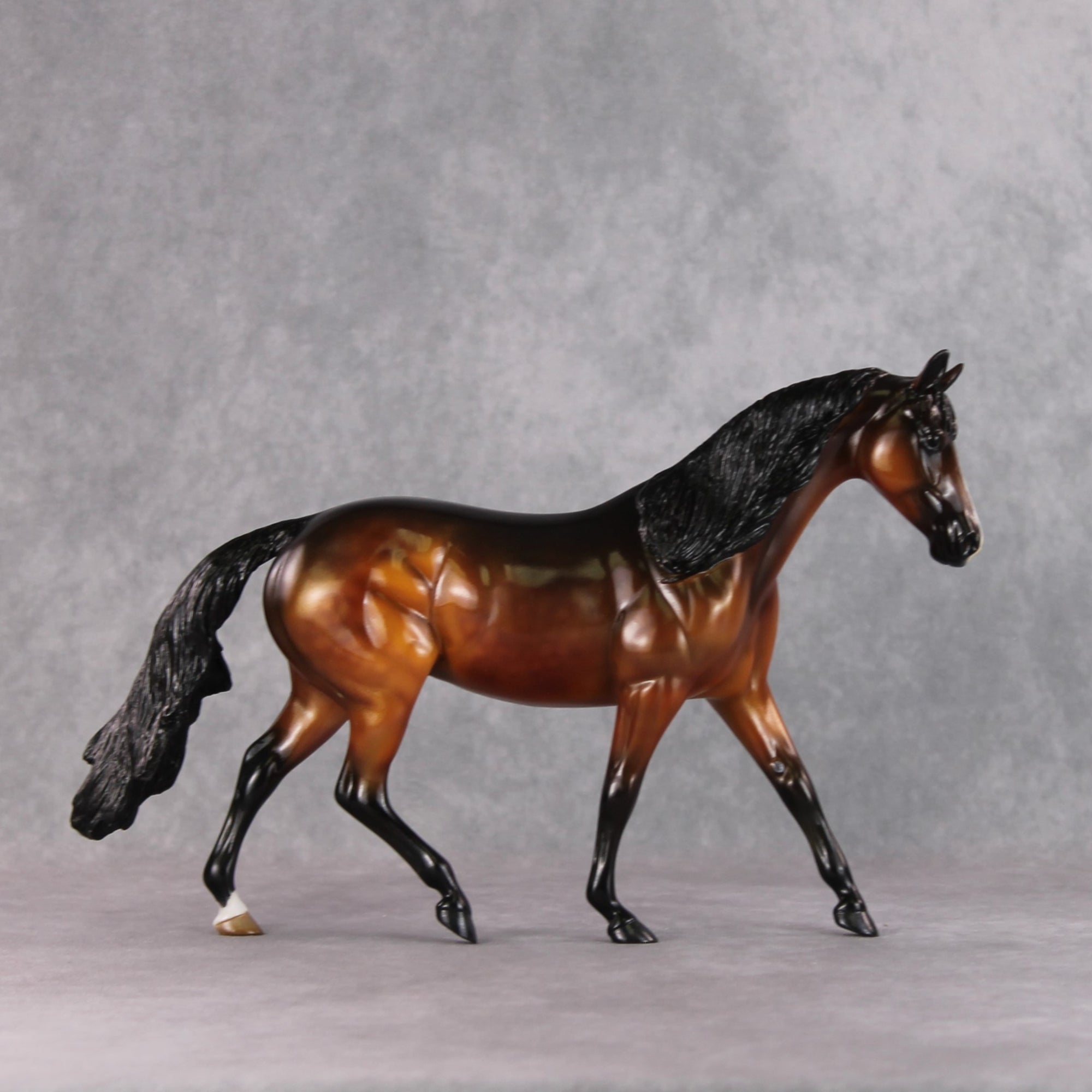 "A Moment of Zen" OOAK Custom Golden Dappled Bay Pony Stone By Kristin Cermele - Gemstone Series