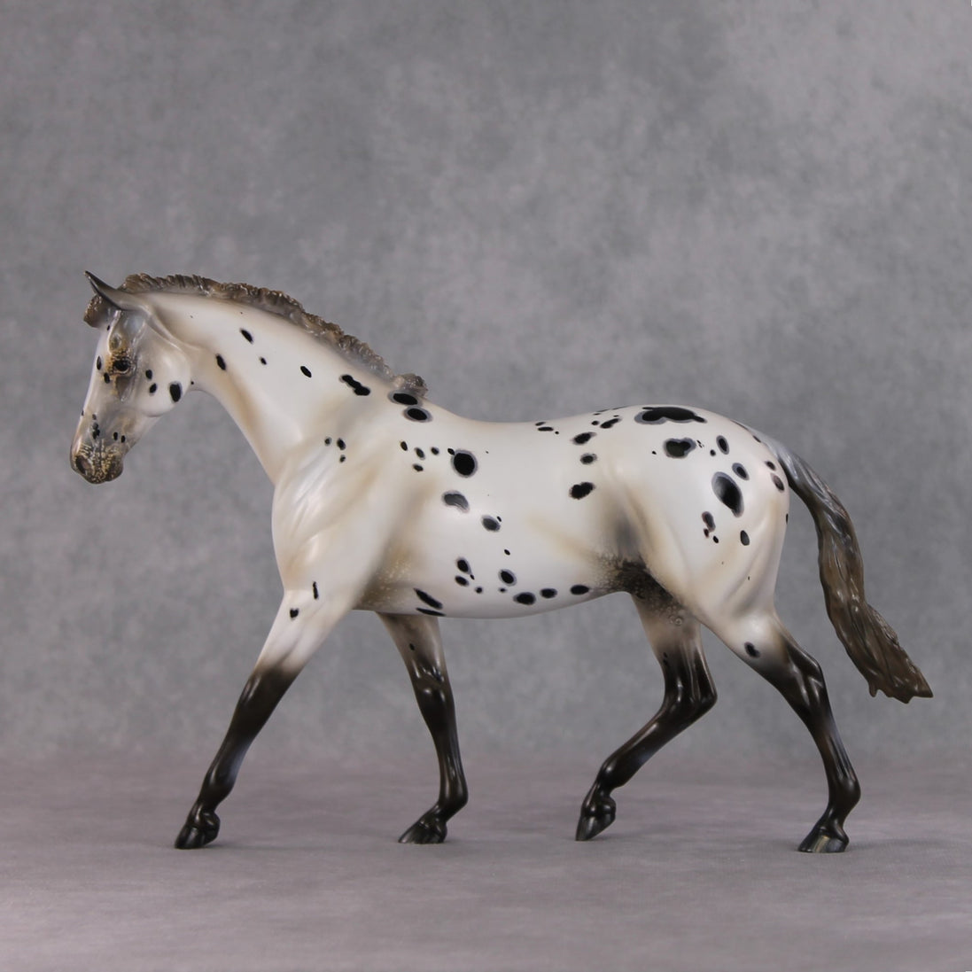 "Kampot" OOAK Custom Leopard Appy Pony Stone By Kristen Cermele - Gemstone Series