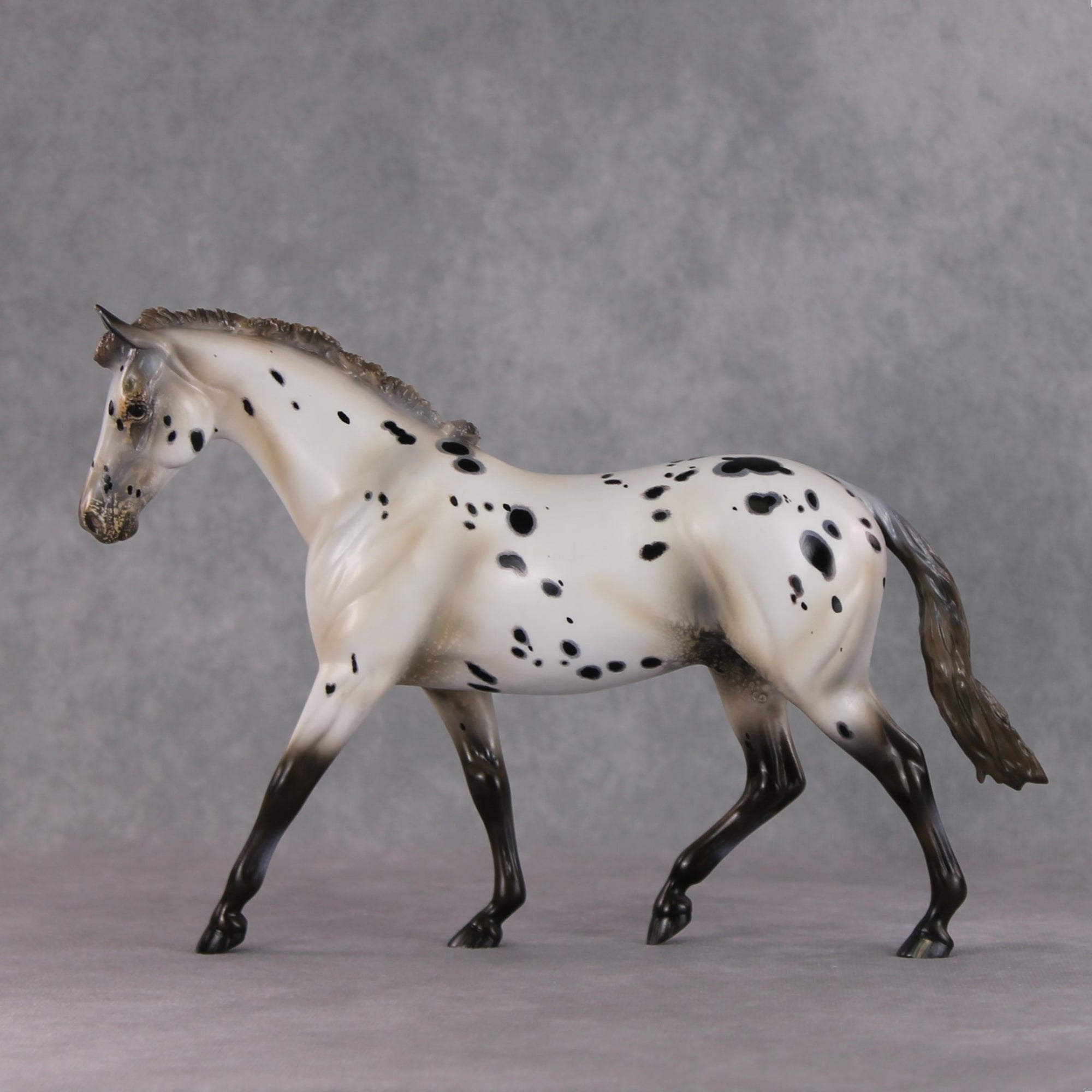 "Kampot" OOAK Custom Leopard Appy Pony Stone By Kristin Cermele - Gemstone Series