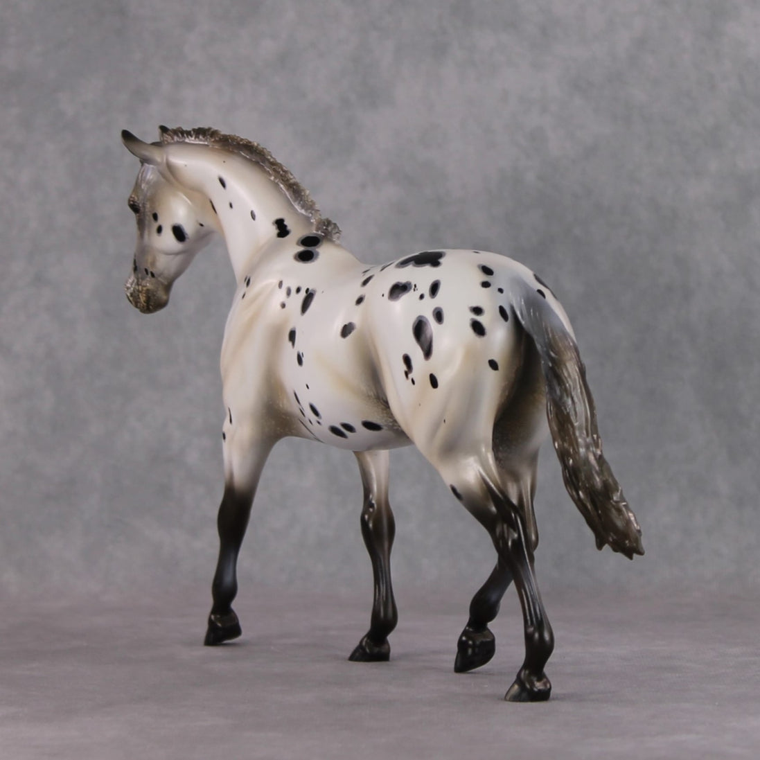 "Kampot" OOAK Custom Leopard Appy Pony Stone By Kristen Cermele - Gemstone Series