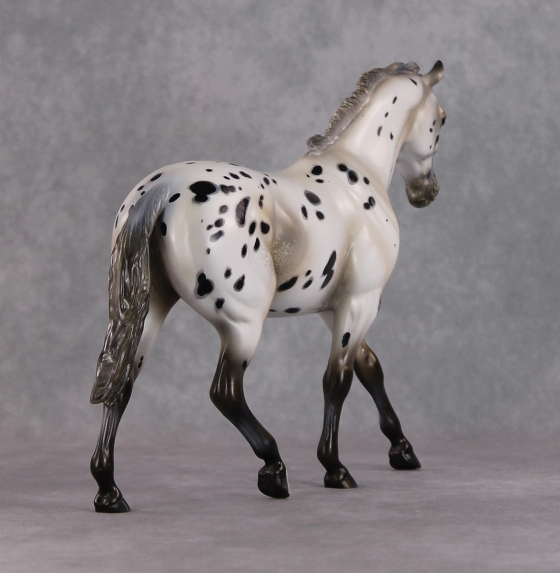 "Kampot" OOAK Custom Leopard Appy Pony Stone By Kristen Cermele - Gemstone Series
