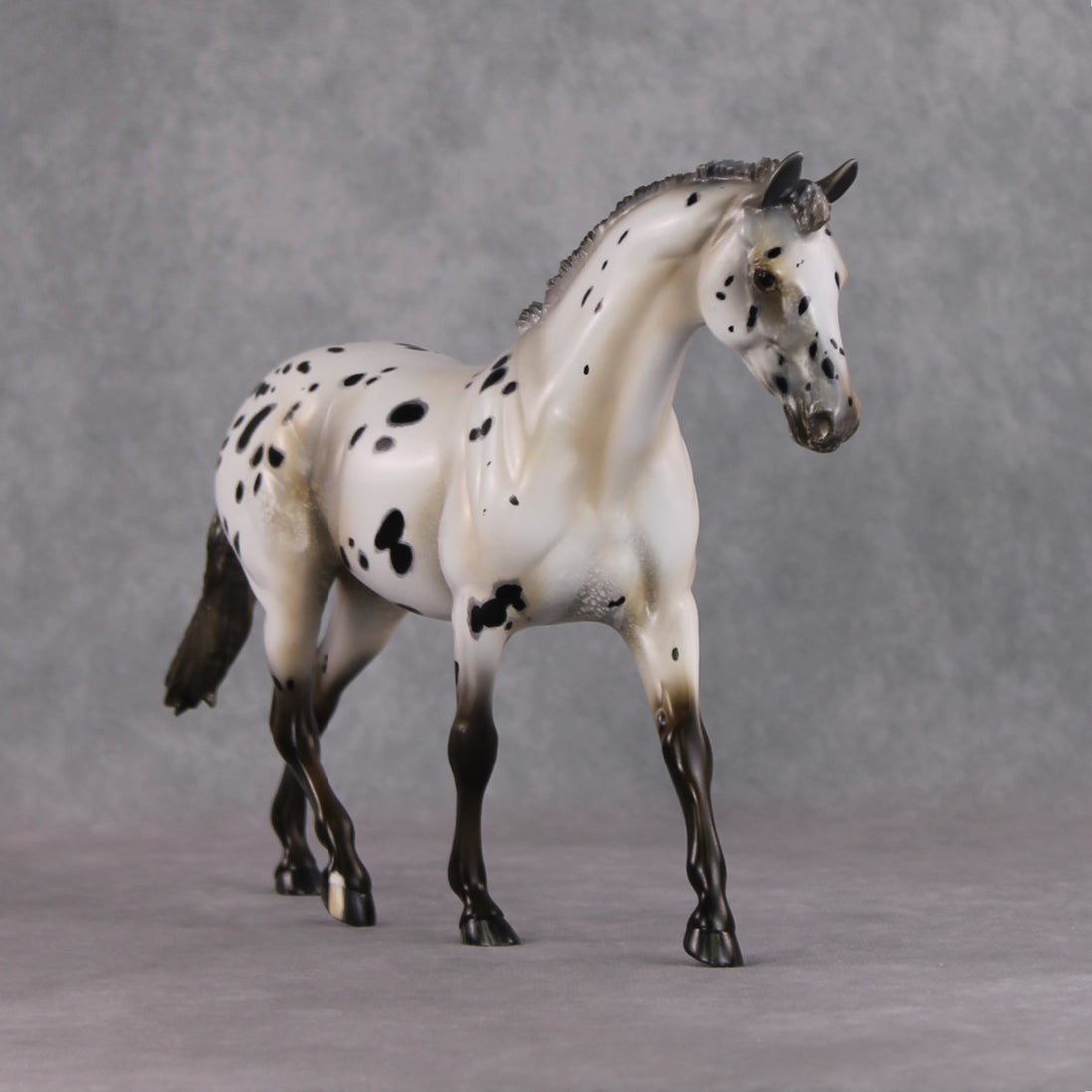 "Kampot" OOAK Custom Leopard Appy Pony Stone By Kristen Cermele - Gemstone Series