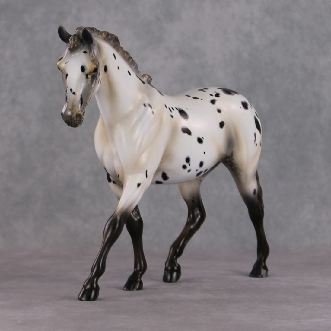 "Kampot" OOAK Custom Leopard Appy Pony Stone By Kristen Cermele - Gemstone Series