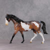 Pepperoany Pony OOAK Custom Bay Roan Overo Pony Stone By Kristin Cermele - Gemstone Series