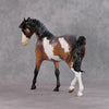 Pepperoany Pony OOAK Custom Bay Roan Overo Pony Stone By Kristin Cermele - Gemstone Series