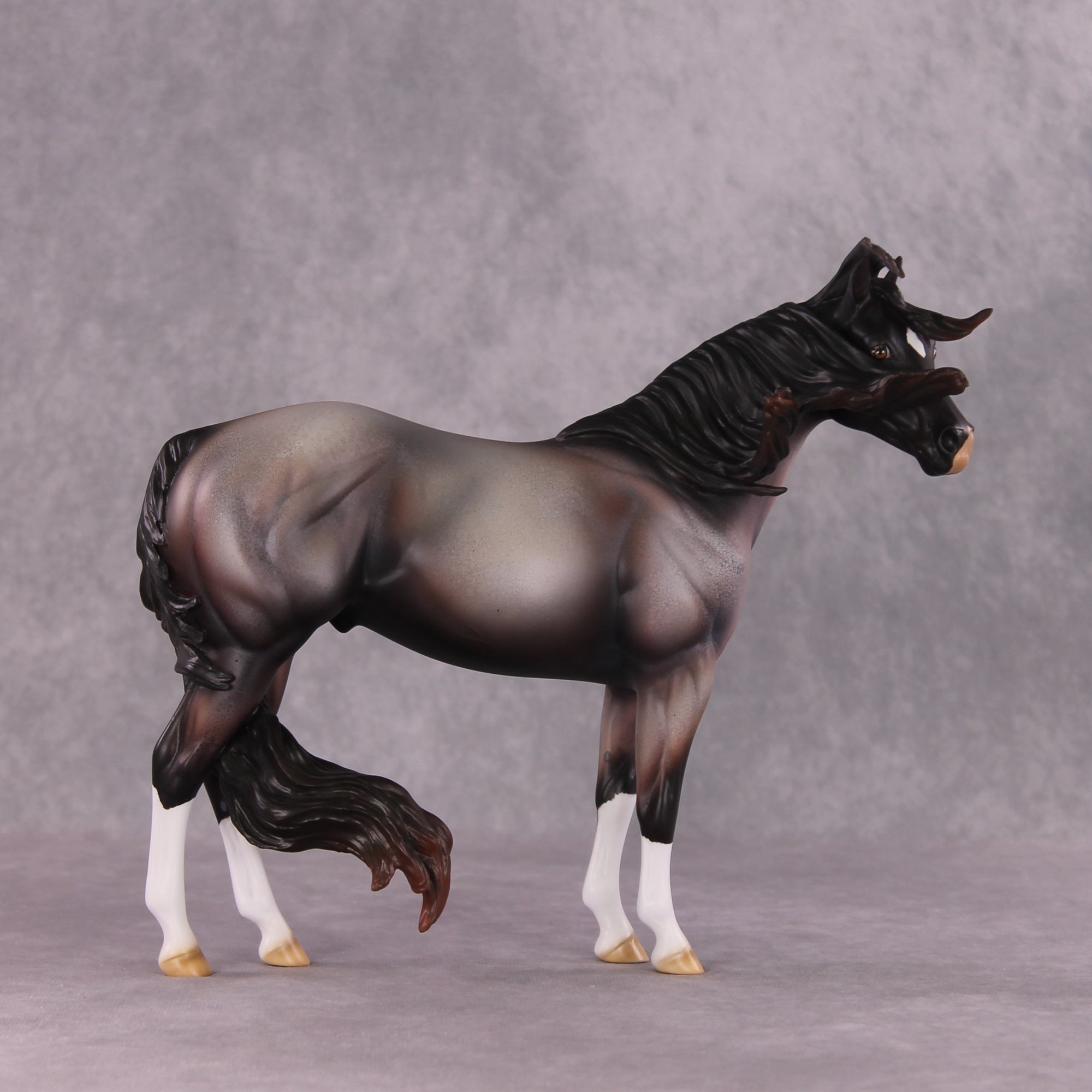 "Surfboat" OOAK EFCM ISH By Amanda Brock - June GemStones Series