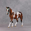 Baguette OOAK Custom Dapple Bay Tobiano Pony Stone By Kristin Cermele -Gemstone Series