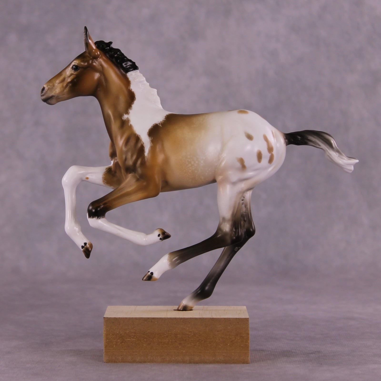 "Rose Flutter" OOAK Pimento Foal Blind Bag by Julie Keim SHCF25