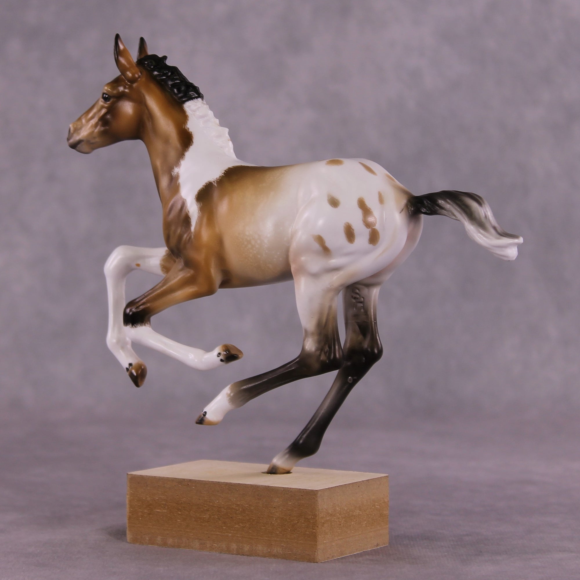 "Rose Flutter" OOAK Pimento Foal Blind Bag by Julie Keim SHCF25