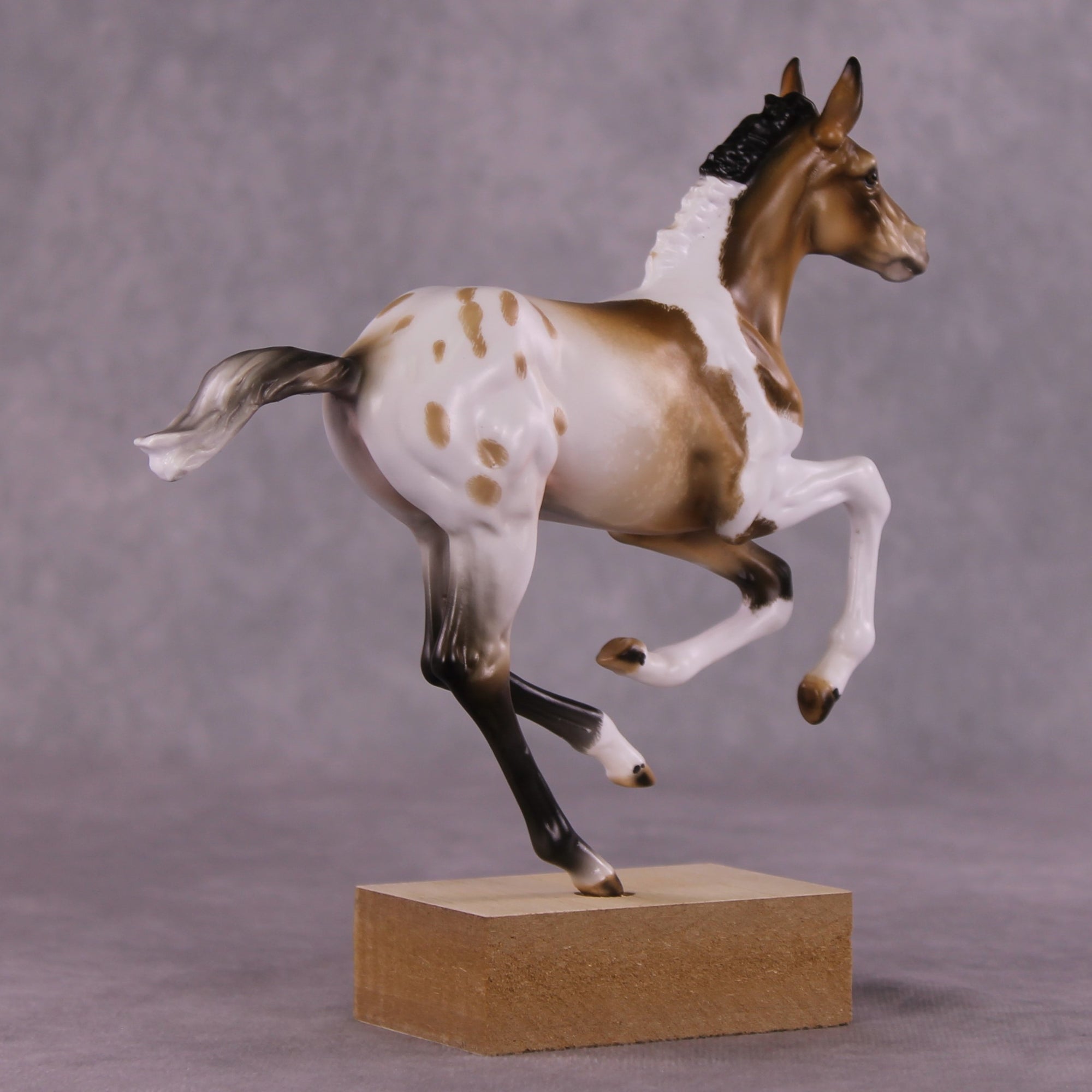 "Rose Flutter" OOAK Pimento Foal Blind Bag by Julie Keim SHCF25