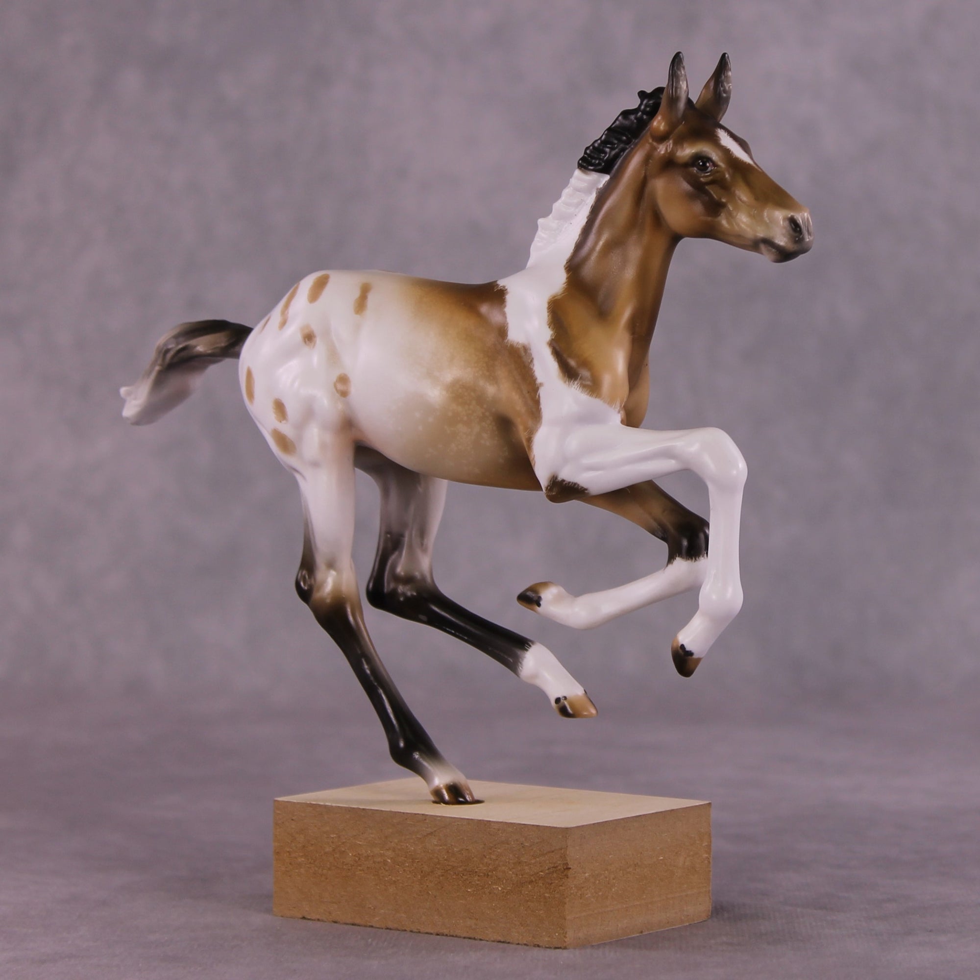 "Rose Flutter" OOAK Pimento Foal Blind Bag by Julie Keim SHCF25