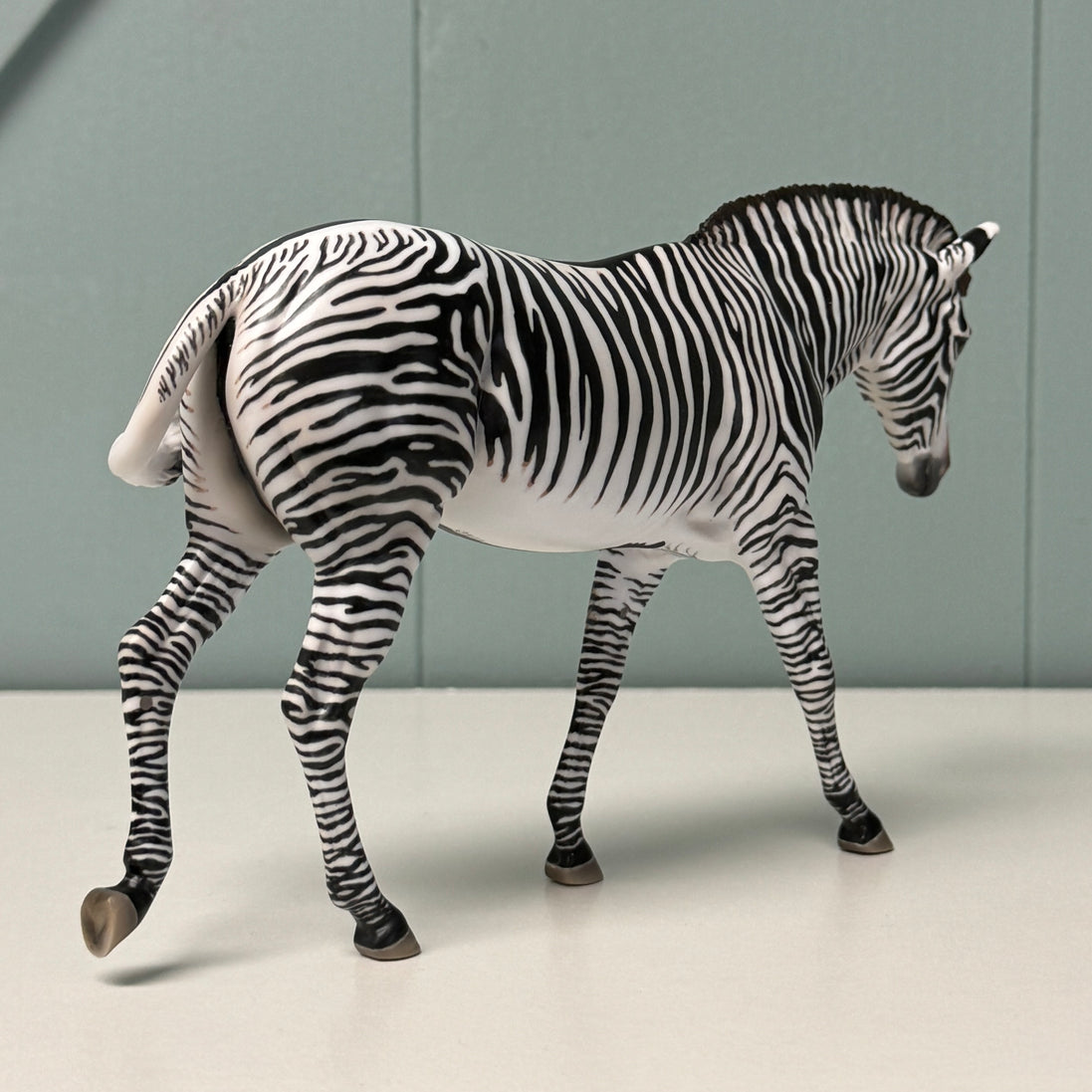 Biscuits & Grevy OOAK Pebble Mule Customized into Grevy Zebra By Jess Hamill EQ24 BEST OFFER 7/16/24