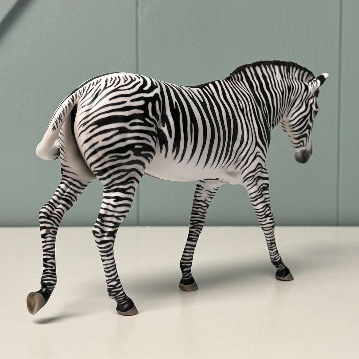 Biscuits & Grevy OOAK Pebble Mule Customized into Grevy Zebra By Jess Hamill EQ24 BEST OFFER 7/16/24