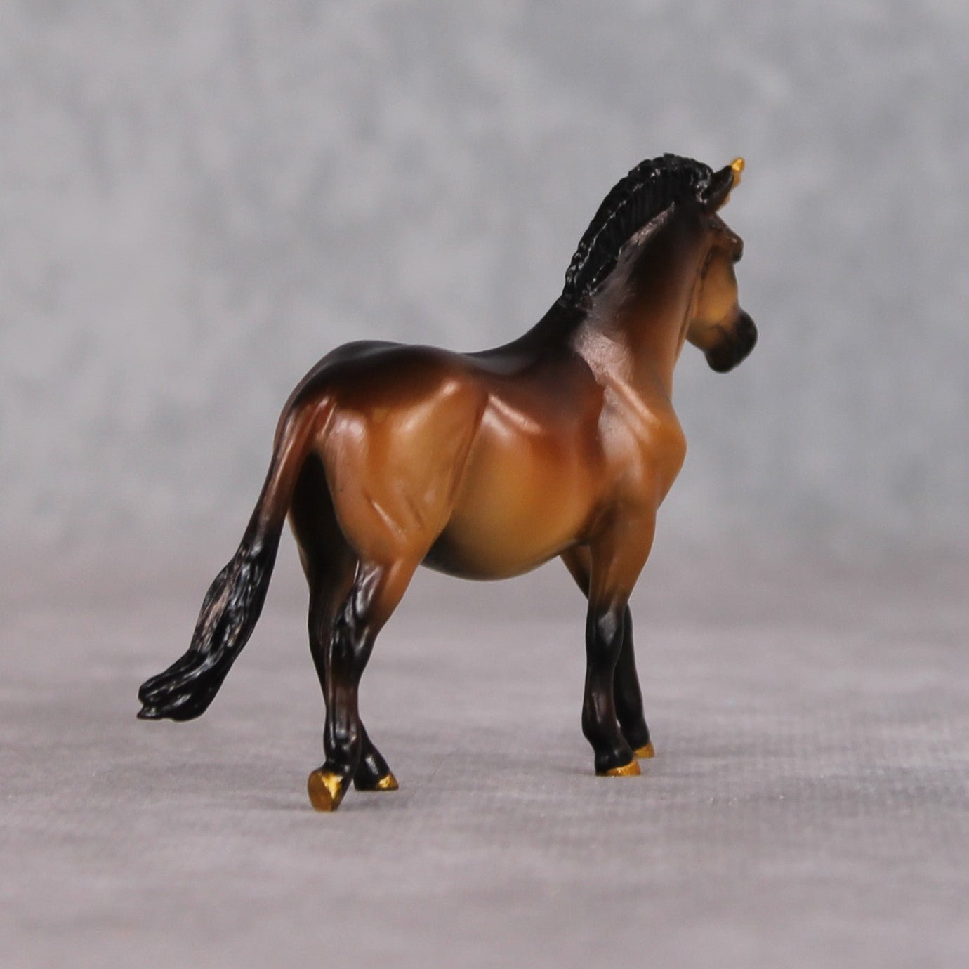 "Fairy Bread" OOAK Custom Unicorn Wild Bay w/ Dorsal Stripe Pony Chip By Kristin Cermele - Gemstone Series