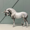 The Scottish Unicorn Extreme LE-6 Run Dappled Silver &amp; Pearl Drop Head Unicorn Deco Andalusian By Ashley Palmer EQ24 From the AotH Flat Digital Art Entry By Kirsty Mumaw