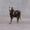 Tortellini OOAK Custom Silver Black Pony Chip By Kristin Cermele - Gemstone Series