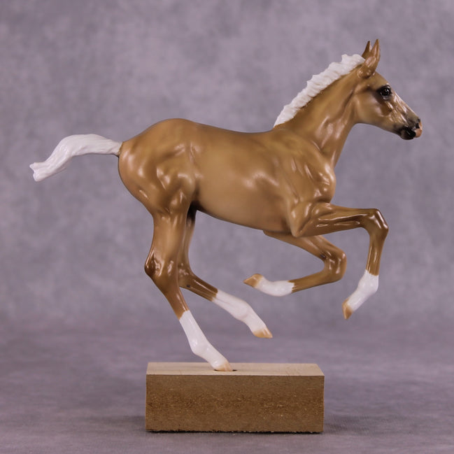 "Monarch In Flight" OOAK Pimento Foal Blind Bag by Julie Keim SHCF25