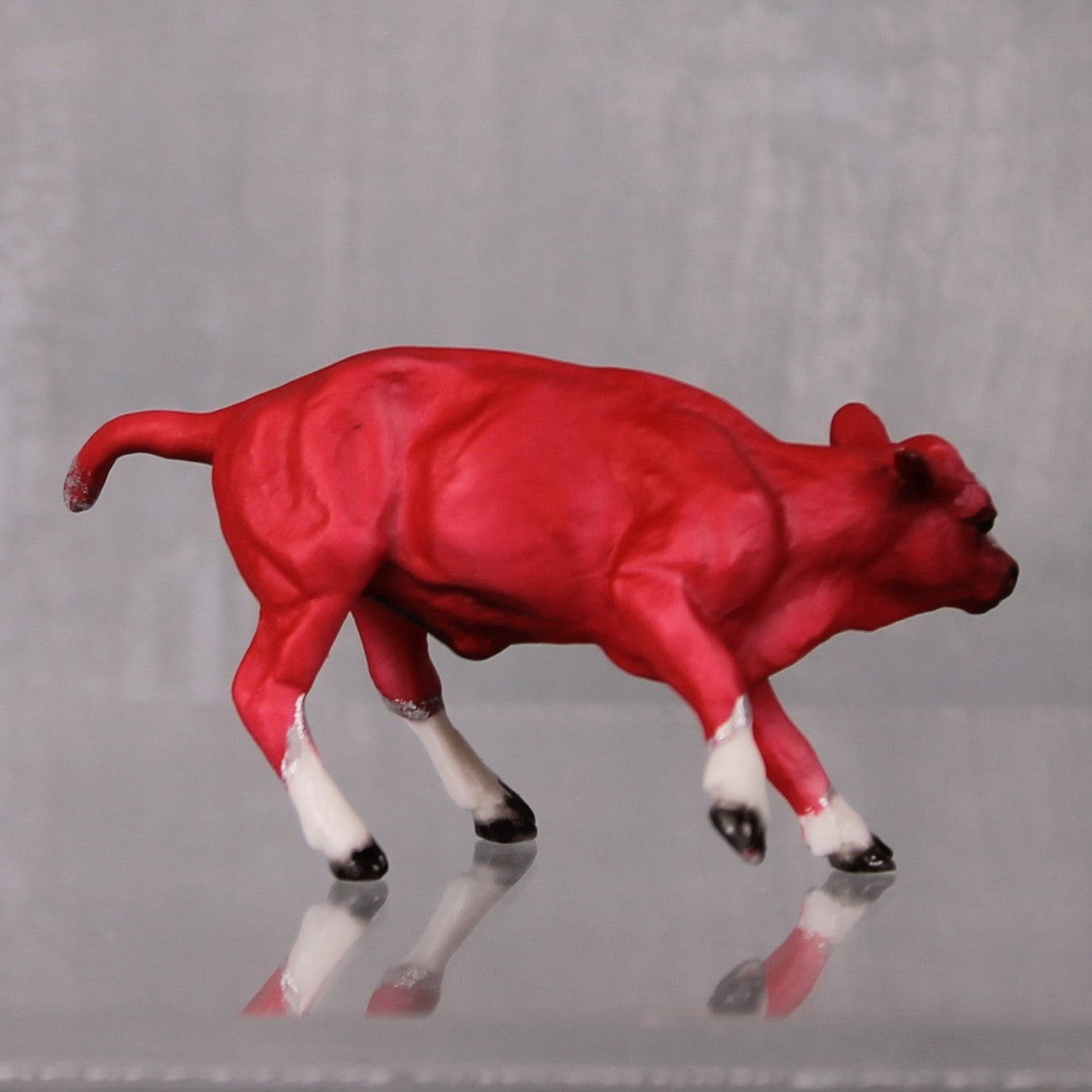 Jelly and Roll(back) Pink Deco Cutter and Calf Chip Set Painted By Dawn Quick LHS24