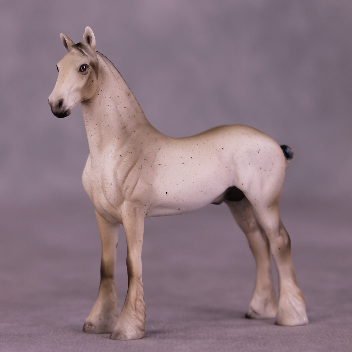 Blue Lightning OOAK Chip Standing Draft by Julie Keim LHS25