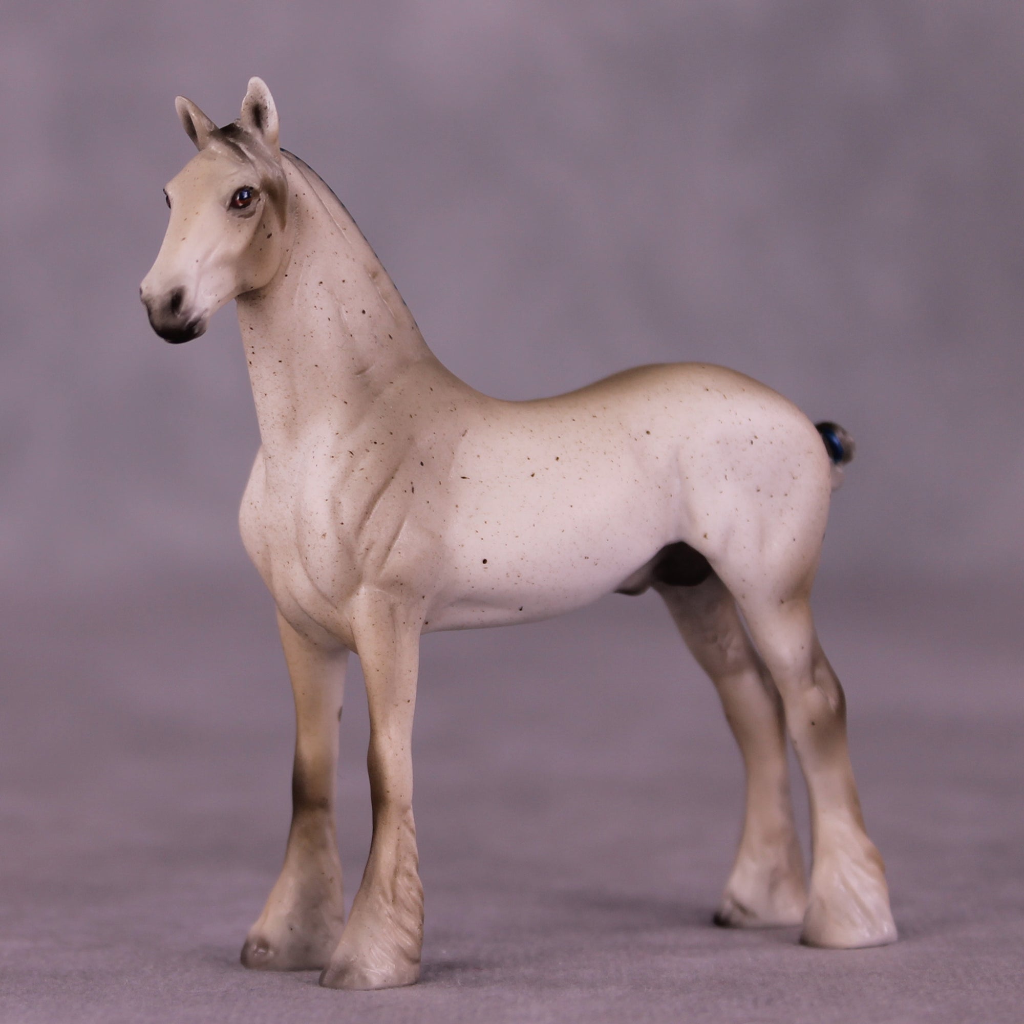 Blue Lightning OOAK Chip Standing Draft by Julie Keim LHS25