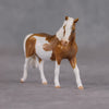 French Toast OOAK Custom Palomino Overo Pony Chip By Kristin Cermele - Gemstone Series