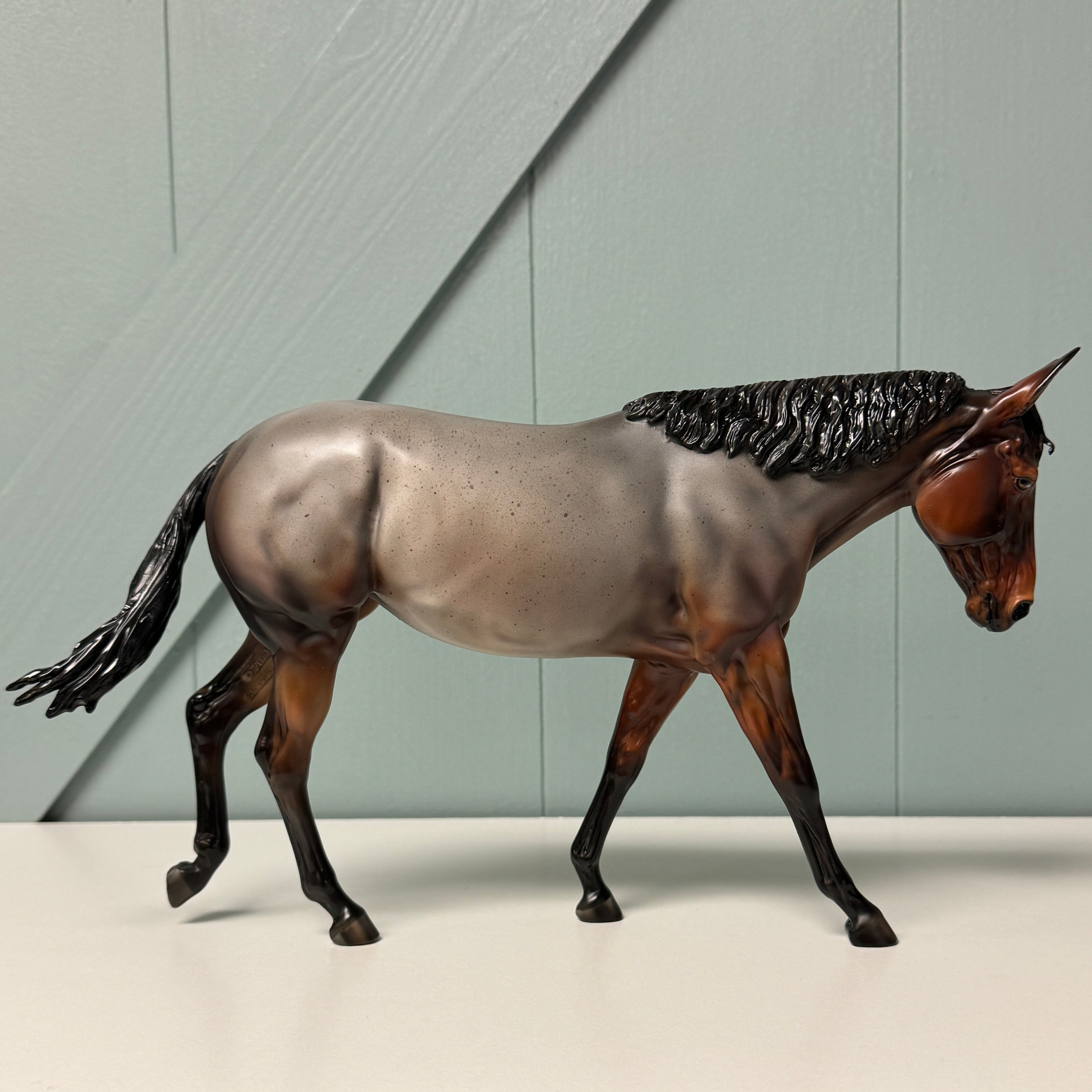 Humble & Kind OOAK Dark Bay Roan Mule By Julie Keim Best Offers 7