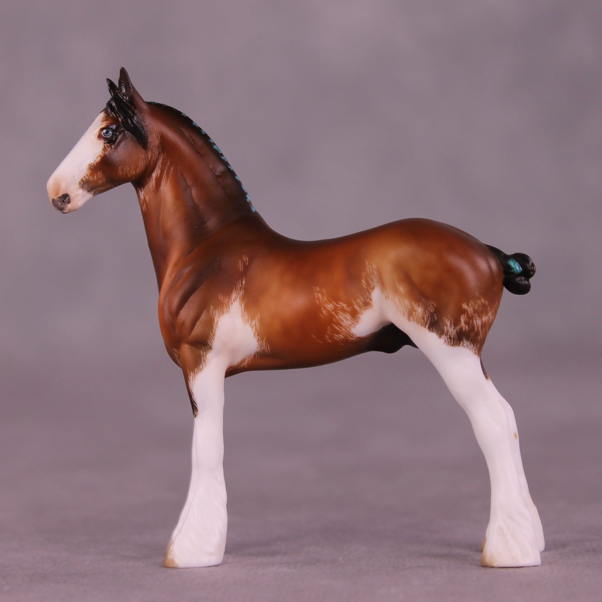 Incomprehensible OOAK Chip Draft Horse by Julie Keim Auction LHS25 09/09/2025