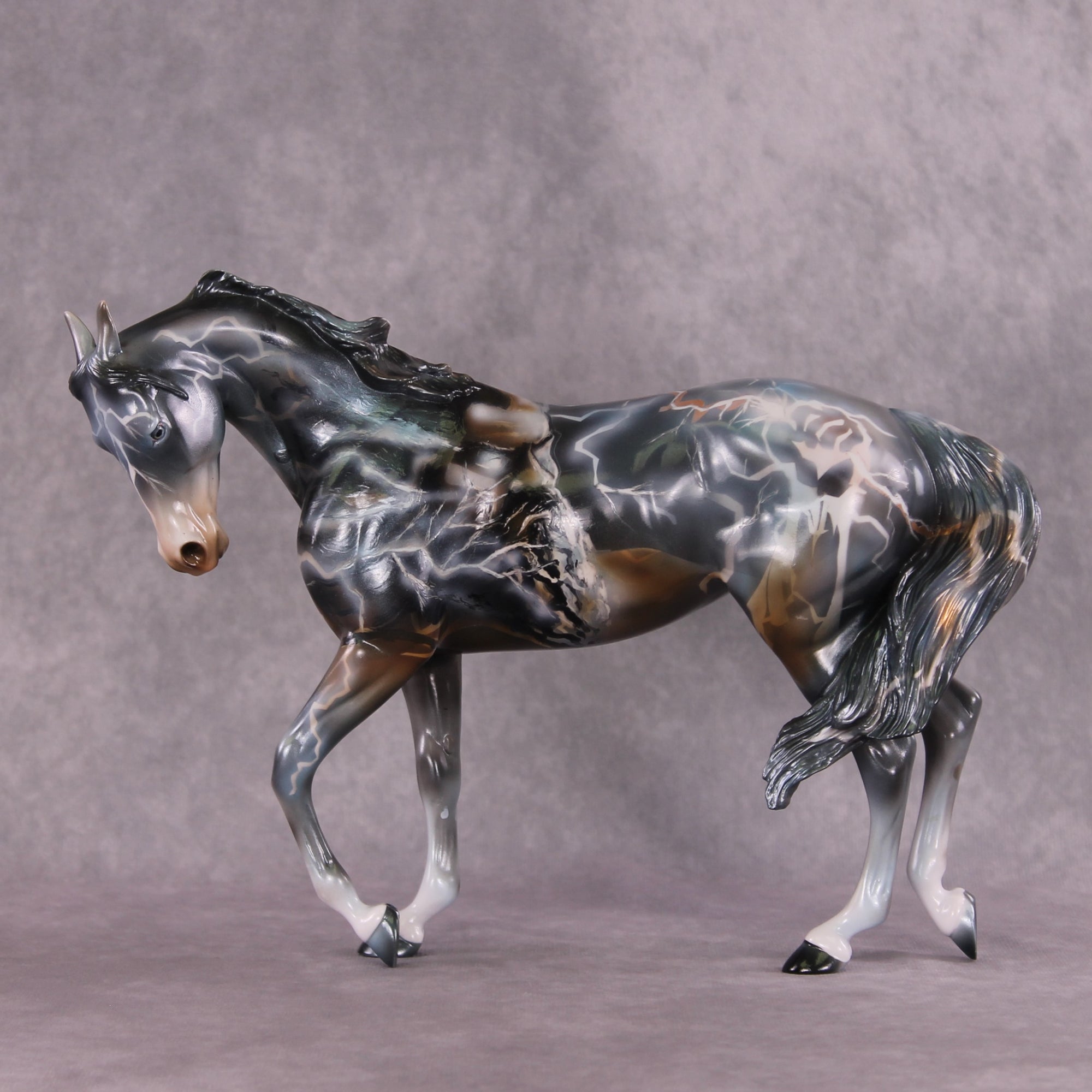 &quot;Zeus&quot; OOAK Thoroughbred by Kike Duarte SHCF25 Best Offer 5/27/25