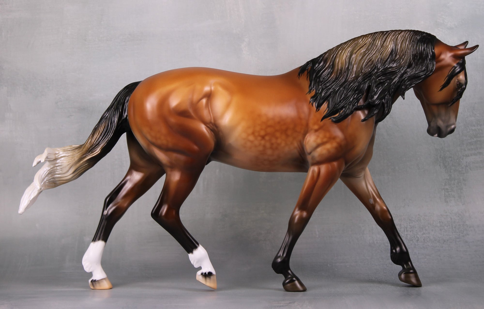 Stiobhan OOAK Dappled Wild Bay with Gulastra Plume Custom Irish Draught By Jess Hamill Best Offers 9/17/24