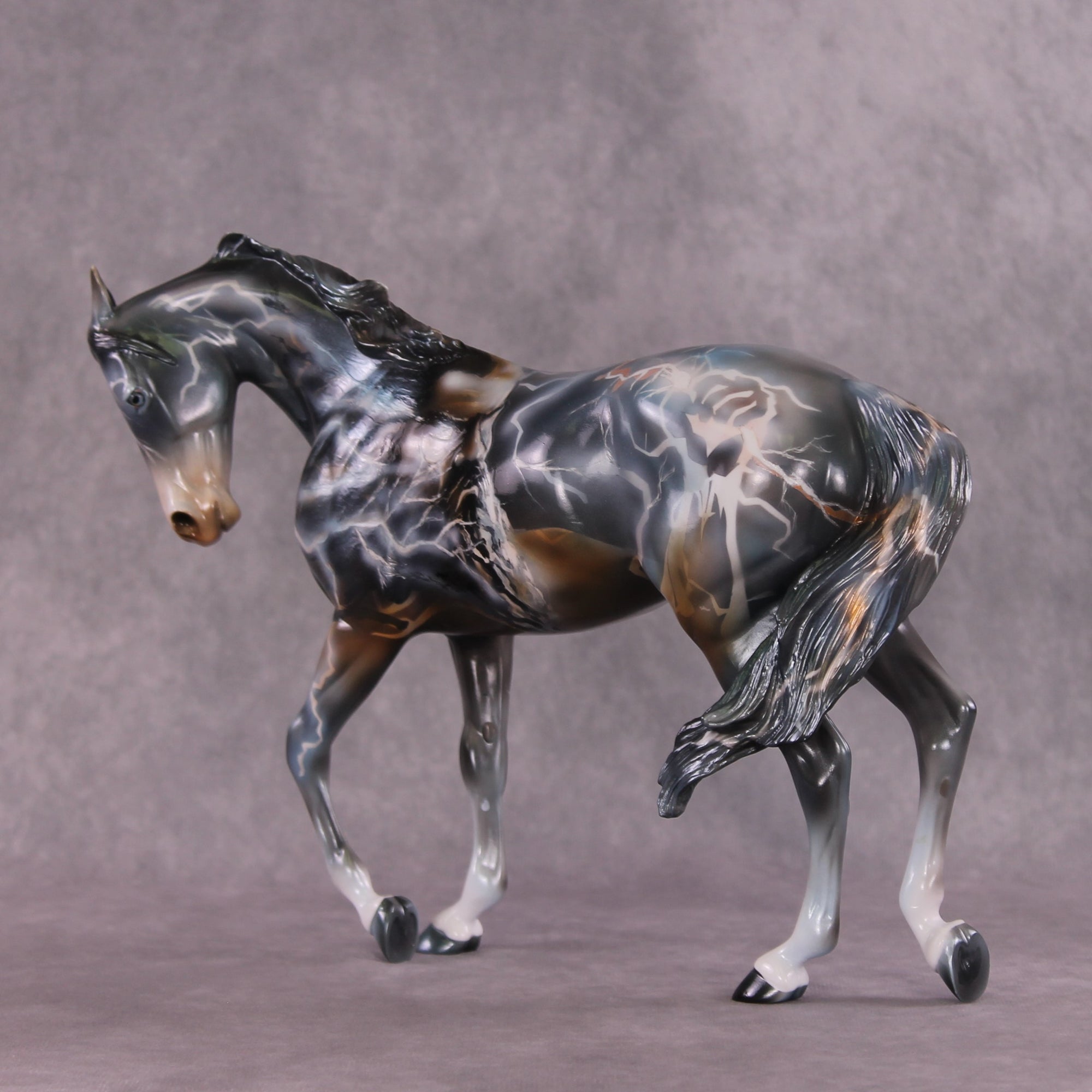 &quot;Zeus&quot; OOAK Thoroughbred by Kike Duarte SHCF25 Best Offer 5/27/25